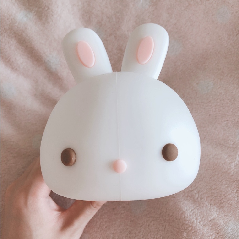 NWB Adorable Silicone Bunny LED Nightlight with Pink Details 🐇💕💕